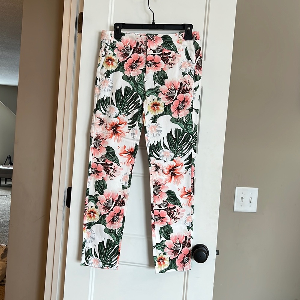 Zara Basic - Hawaiian print pants! Sz 4